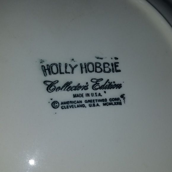 Vintage 1972 Holly Hobbie Collector's Edition Plate - Picture 3 of 6